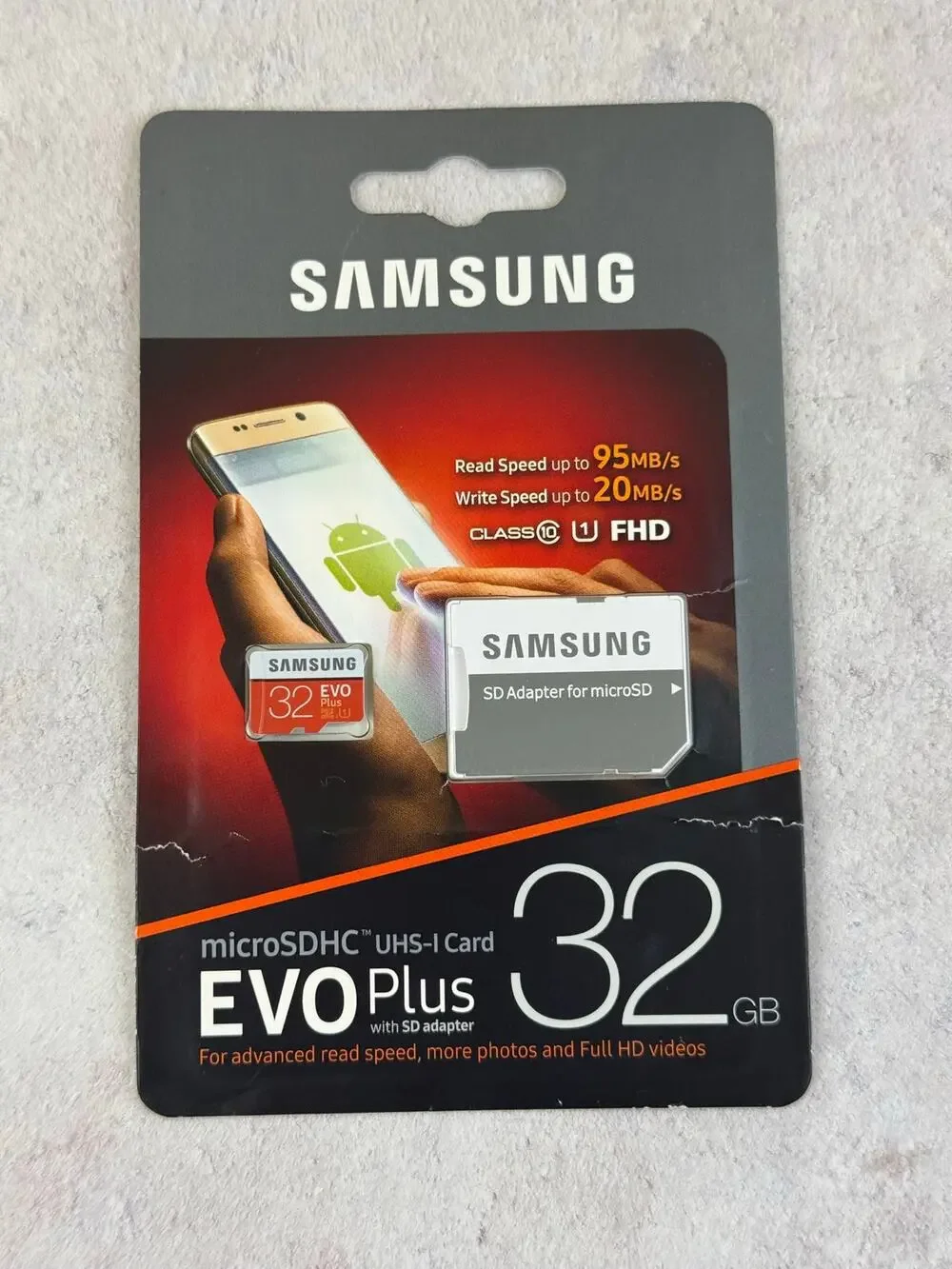 Samsung Evo Plus 32GB SDHC SDXC Class 10 Micro Sd Memory Card - Unopened